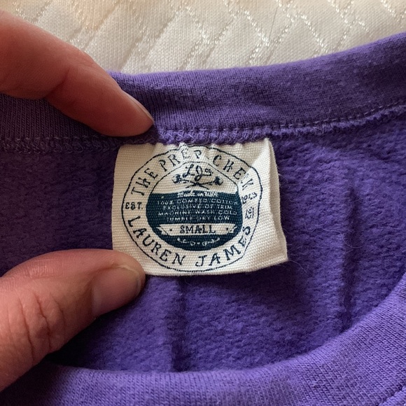 Lauren James Sweatshirt with Gingham Detail - Picture 2 of 5